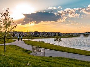 Legacy, located in southeast Calgary, is the Gold winner for New Community in the 2021-22 Calgary Readers’ Choice Awards. SUPPLIED