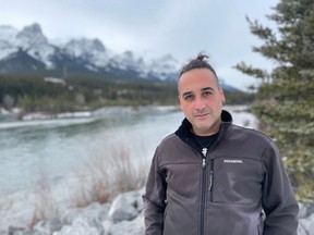 Waill Tatari, photographed near his home in Canmore. Tatari's father, Ragheed al-Tatari, was sent to Syria’s notorious Sednaya Military Prison in 1981. He is Syria’s longest-serving political prisoner.