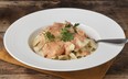 Farfalle with Herb Cream Sauce for ATCO Blue Flame Kitchen for Nov. 24, 2021; image supplied by ATCO Blue Flame Kitchen