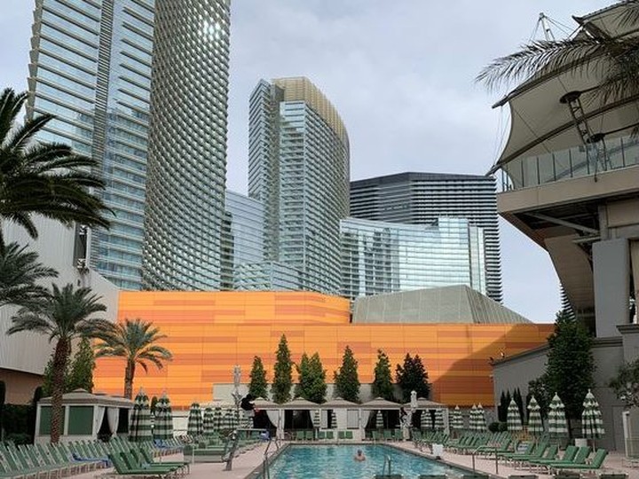  The three pools at Park MGM are a relaxing escape from gambling or walking the Strip.