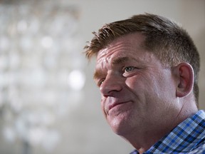 Brian Jean at his home on July 27, 2017, in Edmonton.