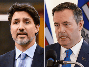 Prime Minister Justin Trudeau and Alberta Premier Jason Kenney announced a childcare deal for the province on Monday.