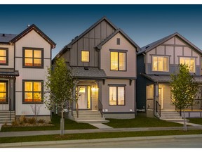 The front exterior of the Windsor show home by Excel Homes in Homestead.