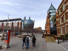 Pictured is SAIT's main campus on Friday, February 28, 2020.