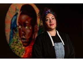 Simone Elizabeth Saunders is using her internationally renowned art to push for equality and empower Calgary's Black community.