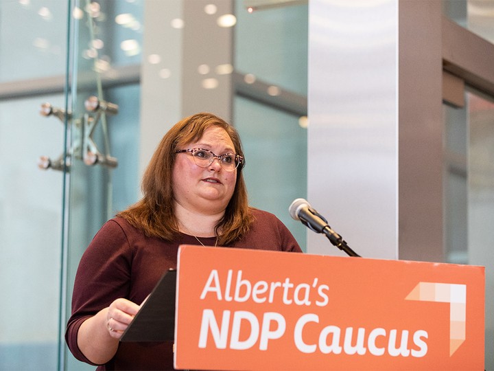  Sarah Hoffman, NDP Critic for Education on Tuesday, Oct. 5, 2021.