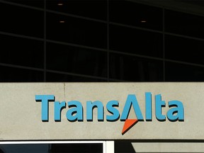 TransAlta offices shown in downtown Calgary on Wednesday, December 29, 2021.