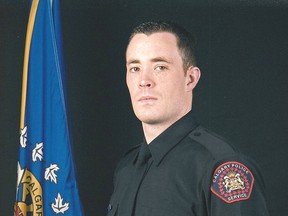 Calgary Police Service Sgt.  Andrew Harnett, 37, was killed during a routine traffic stop on Dec.  31, 2020.