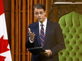 Speaker of the House of Commons Anthony Rota.