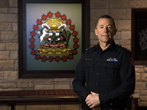 Calgary Police Chief Constable Mark Neufeld was photographed on Monday, December 6, 2021.