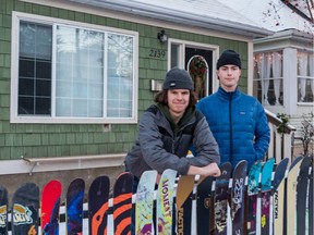 Gen Z first-time homebuyers Paul Harrop, left, and Finn O'Driscoll went in together to buy a single-family home in Marda Loop.