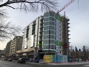 The Theodore, a wedge-shaped condo in Kensington, by Graywood Developments.
