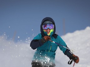 Skiers and boarders are enjoying the fantastic conditions to start the ski season at Lake Louise.