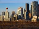 Die Skyline von Calgary wurde am Donnerstag, den 27. Januar 2022 fotografiert.