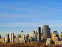 The skyline of Calgary was taken on Thursday, January 27, 2022.