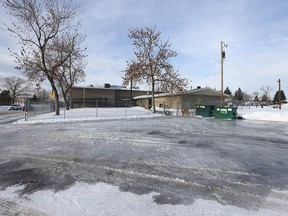 Flood damage at the Forest Lawn Community Association is shown in Calgary on Sunday, January 9, 2022.