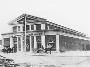 The Calgary Public Market was once a vital part of life for early Calgarians. Calgary Herald archives.
