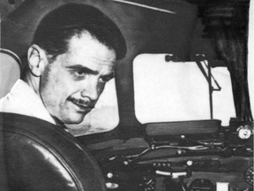 In 1937, millionaire Howard Hughes  set a transcontinental air record when he flew from Los Angeles to Newark, N.J., in seven hours, 28 minutes and 25 seconds. He's pictured here in the cockpit of a plane during a 1946 flight. Postmedia archives.