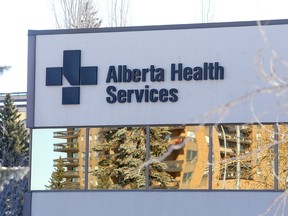 The Alberta Health Services building located on Southport Rd. S.W. Wednesday, Feb. 24, 2021.