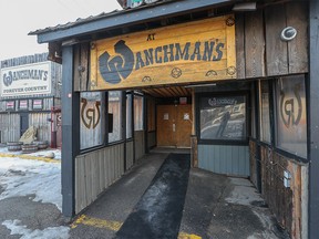 The Ranchman's building in Calgary was photographed on Monday, January 24, 2022.