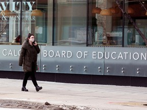 The Calgary Board of Education headquarters along 8th St. and 12th Ave. SW. Tuesday, January 25, 2022.