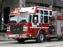 FILE PHOTO: Calgary firefighters are seen responding to a call along 12 Ave. SW. Tuesday, January 25, 2022.