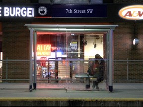 Calgary police say three people who were stabbed last month at downtown LRT platforms were experiencing homelessness and are calling the attacks hate-motivated.