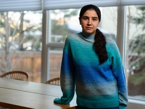 Marjan Abtahi studied seven to eight years to be a doctor in Iran.