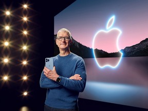 Apple Inc CEO Tim Cook talked Thursday of the company investing in the expansion of its library of 14,000 augmented reality apps, prompting strong investor response.