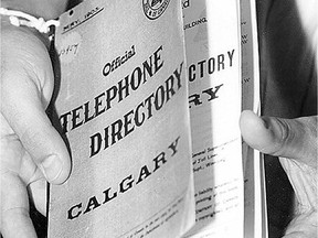 early Calgary phone directory