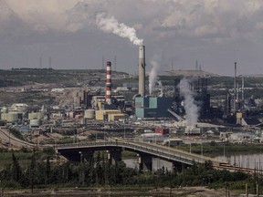 Suncor's base plant with upgraders in the oilsands in Fort McMurray, Alberta, on Monday June 13, 2017.