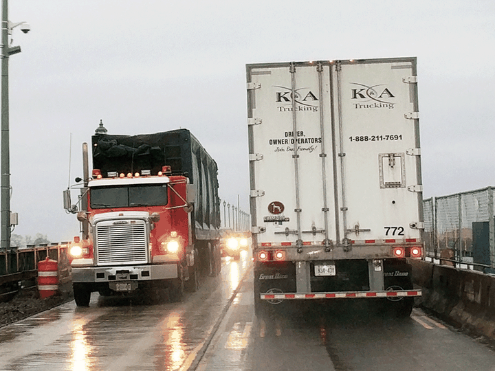  Truckers have been exempt from most travel rules for the majority of the pandemic, because they are an essential service, but that exemption is now ending.