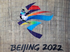 France's Tess Ledeux competes in the big air final at the Beijing 2022 Winter Olympics on Tuesday, February 8, 2022. Ledeux won the silver medal Gavin Young/Postmedia
