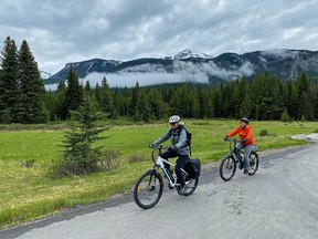 Bow Valley Parkway cycling