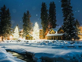 winter in lake louise