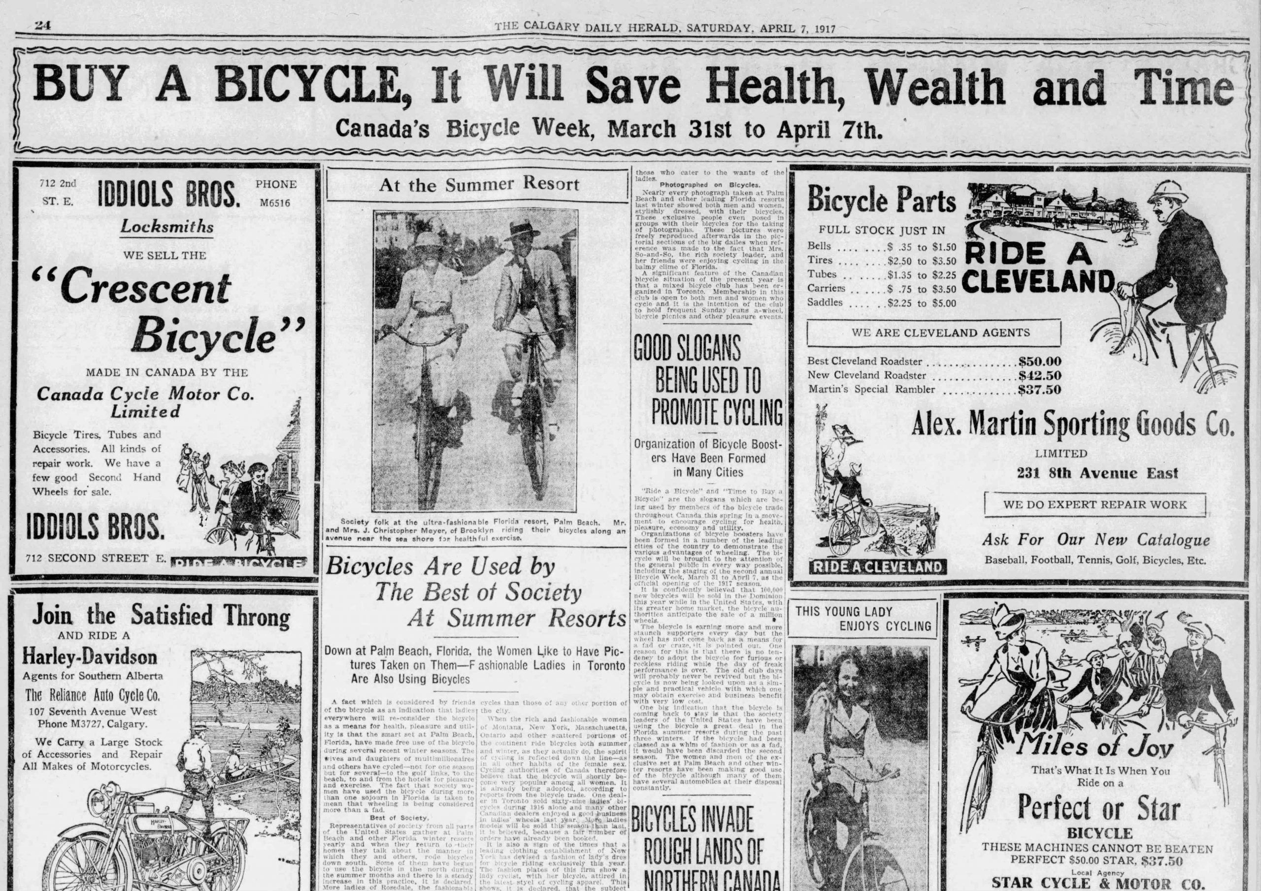 get-on-your-bikes-and-ride-1917-style-from-the-archives-calgary-herald