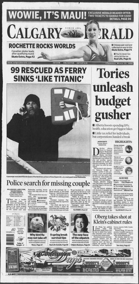 Calgary Herald; March 23, 2006