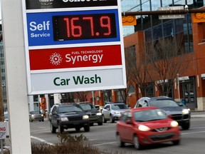 Gas prices continue to rise at the pumps in Calgary on Monday, March 7, 2022. The price of fuel is one many manifestations of the cost of energy, says writer Kevin Birn, and another reason we need a conversation about energy security in the short and long term.