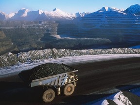 An undated handout photo showing Fording Coal's Elk Valley operations in southeastern B.C.