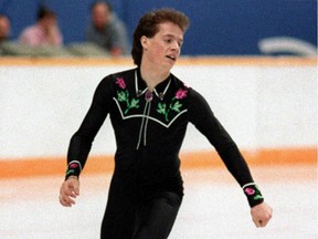 In 1988, Canada's Kurt Browning became the first figure skater to land a quadruple jump in competition. The future world champion from Caroline, Alta., landed a quadruple toe loop during his long program at the world championships in Budapest in March 1988. He's pictured here at the Calgary Winter Olympics the previous month.