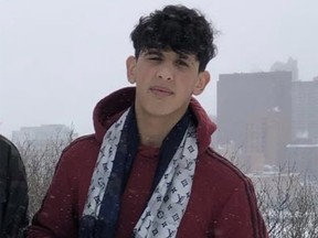 A photo from 2019 of Ali Al-Aqal, 21, who was identified as the victim of Monday's fatal shooting in northwest Calgary.