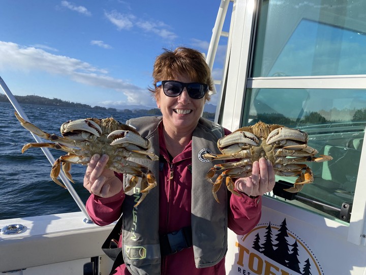  If you drop some traps on your way to the sauna, you can enjoy a cook-you-catch dinner afterwards at 1909 Kitchen at the Tofino Resort + Marina.