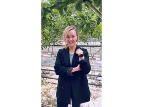 Amanda Hehr is president of Sunterra Greenhouse, which will provide fresh strawberries and tomatoes year-round.