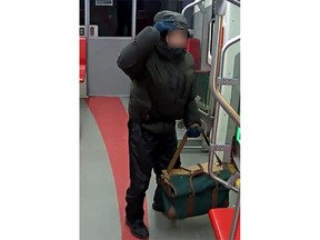 Calgary police are hoping to locate this person who was the victim of a robbery on the Sirocco CTrain platform on Jan. 31, 2022.