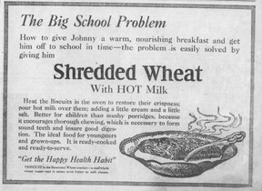 Calgary Herald advertisement, January 10, 1922