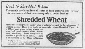 Calgary Herald advertisement, September 19, 1922