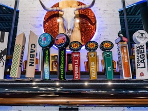 The craft beer selection at Tomahawk Kitchen and Bar. Azin Ghaffari/Postmedia