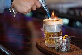 The Campfire Old Fashioned at Tomahawk Kitchen and Bar. Azin Ghaffari/Postmedia