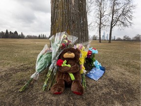 A memorial has been placed near where a 16-year-old boy was assaulted outside McNally High School last week. In a news release Saturday, Edmonton police said the teen died in hospital on Friday, and that the EPS Homicide Section has since taken over the investigation.