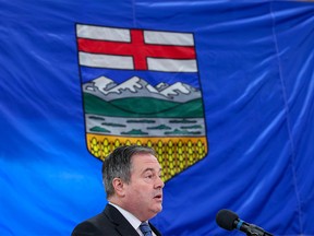 Prime Minister Jason Kenney on Wednesday April 13, 2022.